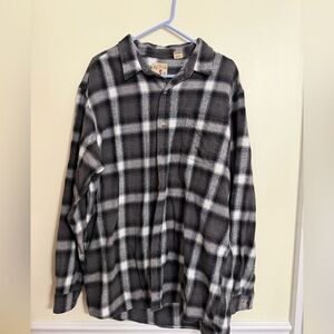 RedHead Black and White Plaid Shirt